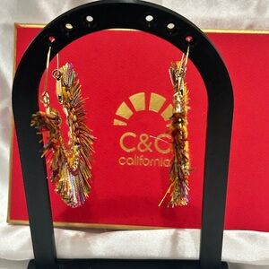 C&C California Colorful Fringe Earrings